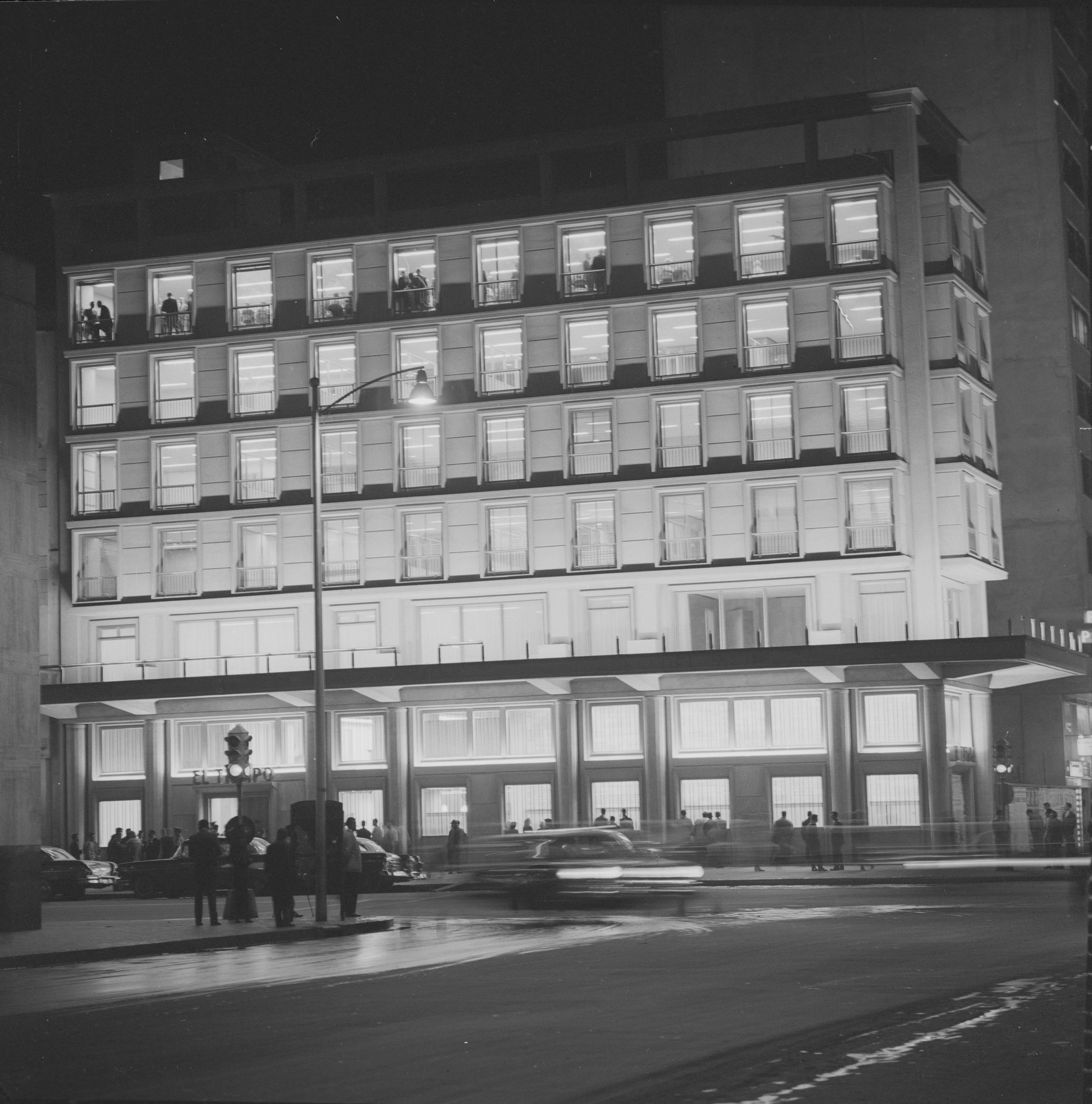 Inauguración de El Tiempo, 1960